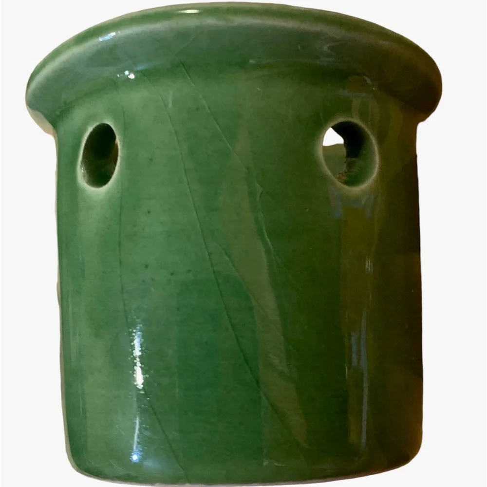Sur La Table candle holders. Italian hand made fired ceramic candle holders.